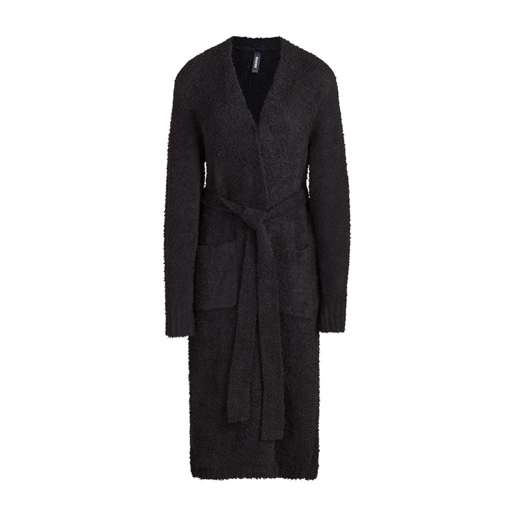 Worn once at home! I love it I just have another robe so I don’t need this one.
